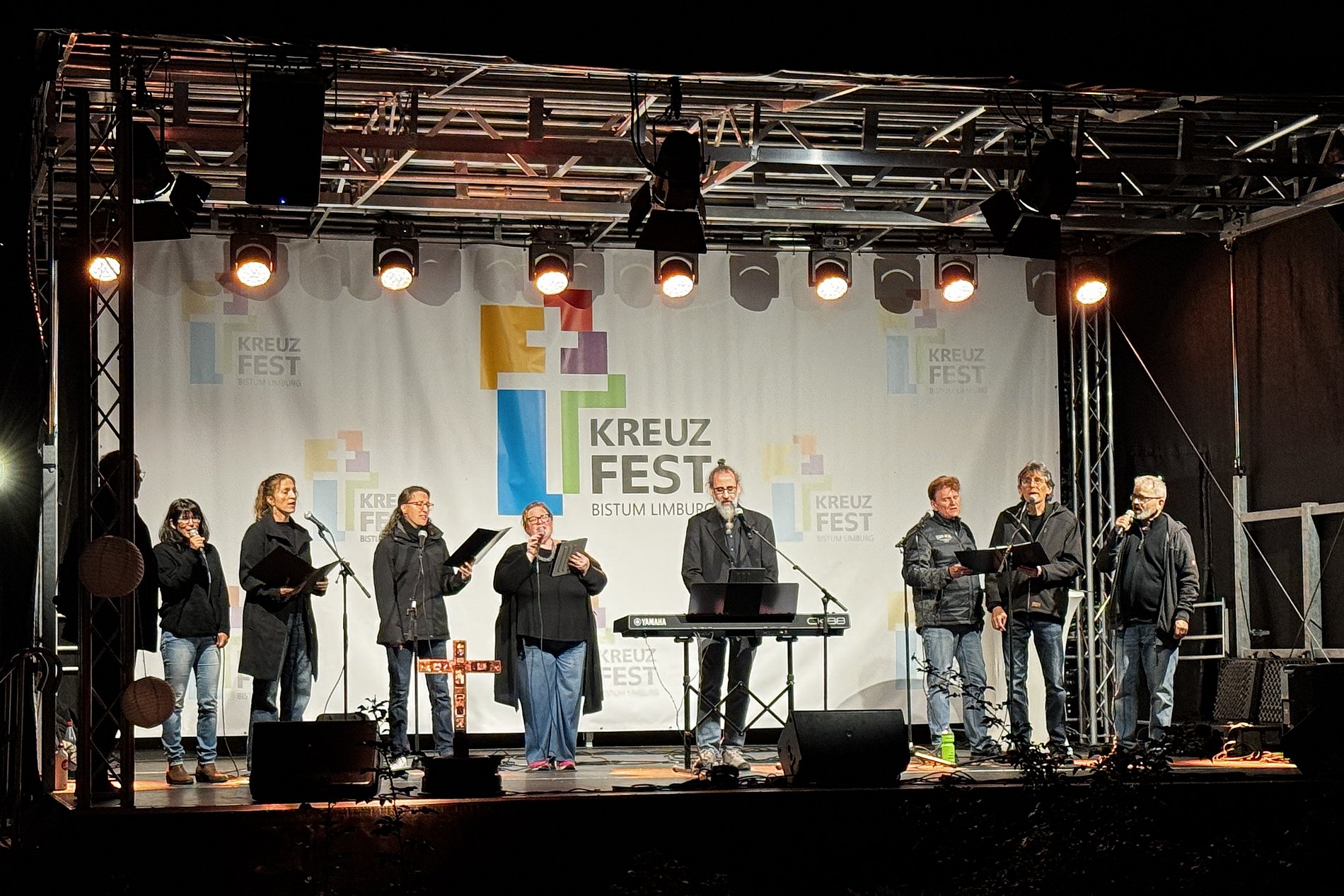 Der Chor "Surpraise" bildete den Abschluss des Konzertes.