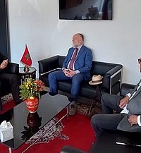 v.l. Generalkonsul Khalifa Ait Chaib, Dr. Frank van der Velden, Rachid Alberdahi.