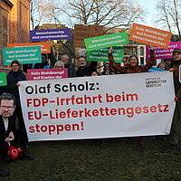 Protestaktion in Mainz