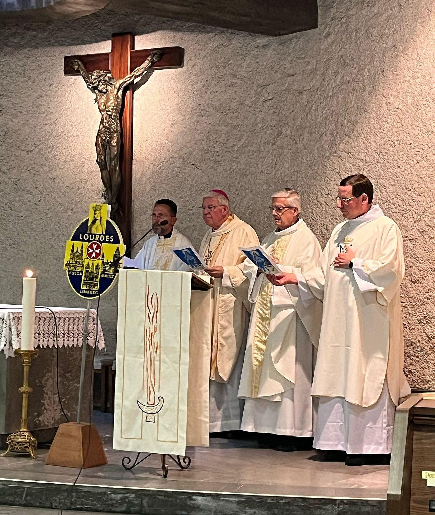 Gottesdienst für die Pilgerinnen und Pilger der Bistümer Limburg, Mainz und Fulda. 