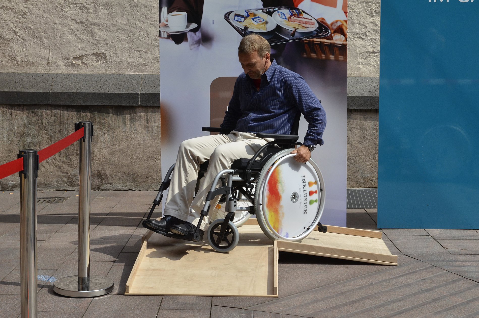 Rollstuhlparcours Inklusion